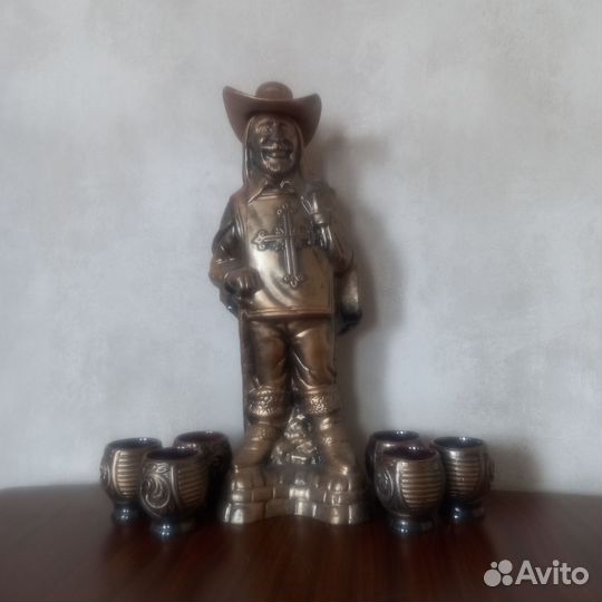 Графин и 6 стопок керамика (новое)