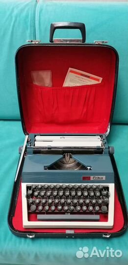 Печатная машинка erika пишущая 1970-х годов