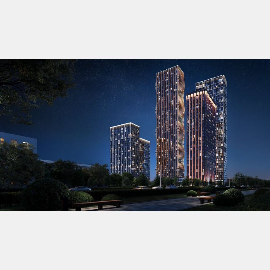 3-к. квартира, 68,9 м², 12/28 эт.