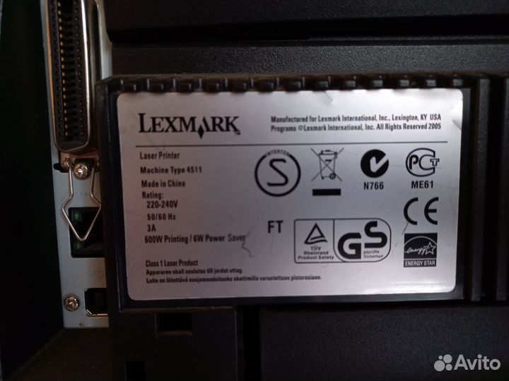 Принтер lexmark
