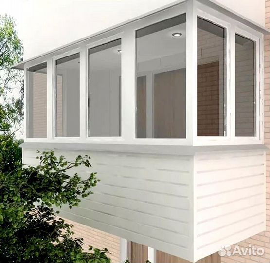 Холодное остекление балконов