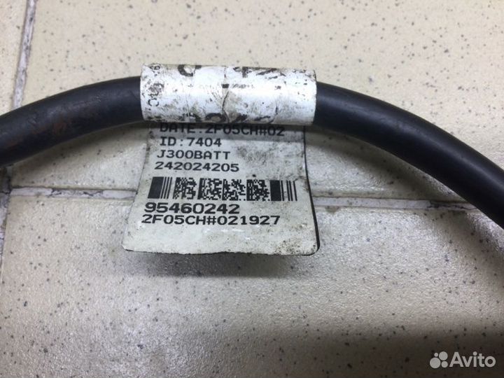 Клемма аккумулятора минус Chevrolet Cruze седан 1