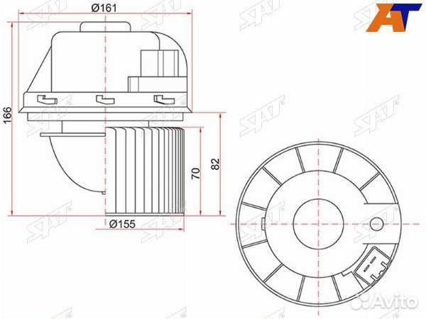 Мотор отопилеля салона, мотор печки volvo C30