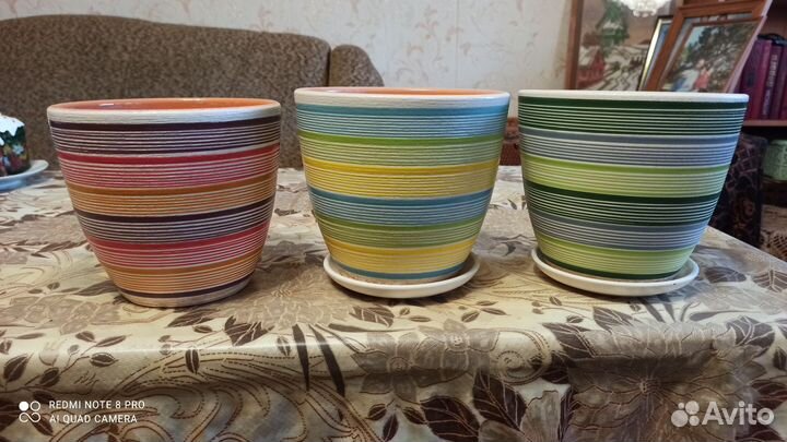 Горшок керамический бу
