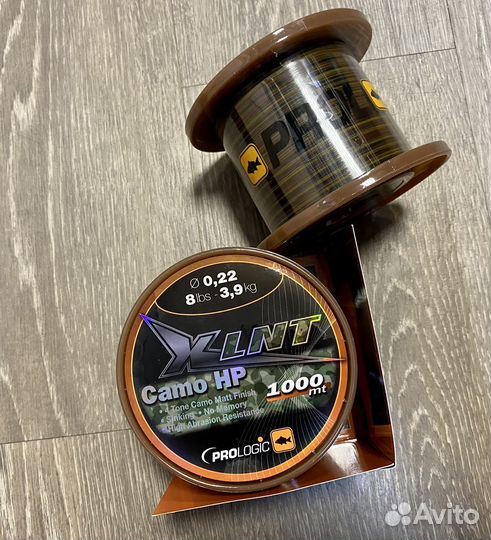 Леска Prologic xlnt HP 1000m 0.22mm 8lb 3.9kg Camo
