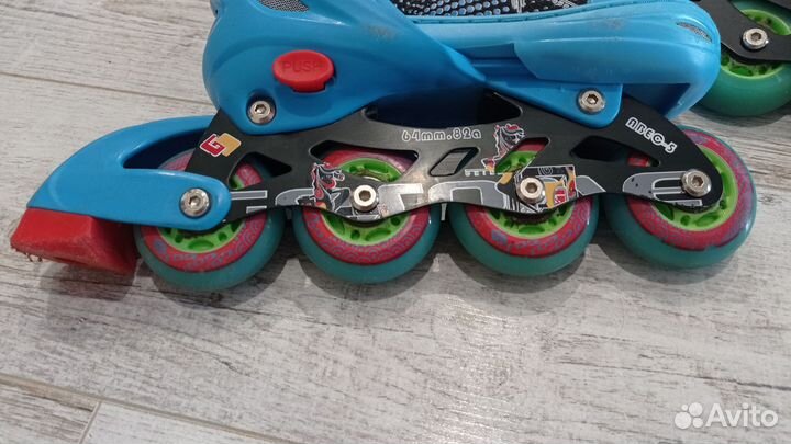 Роликовые коньки детские раздвижные 30-33 р