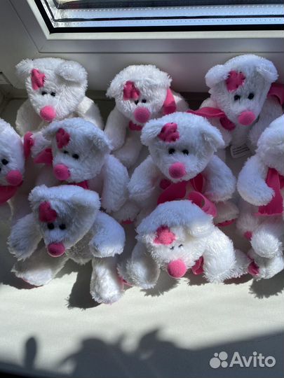 Мягкие игрушки Мишки набор 11 шт