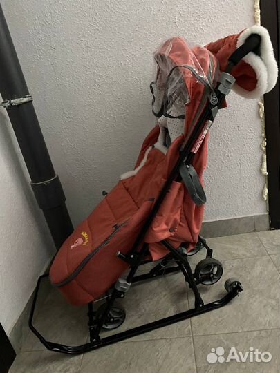 Детские санки коляска