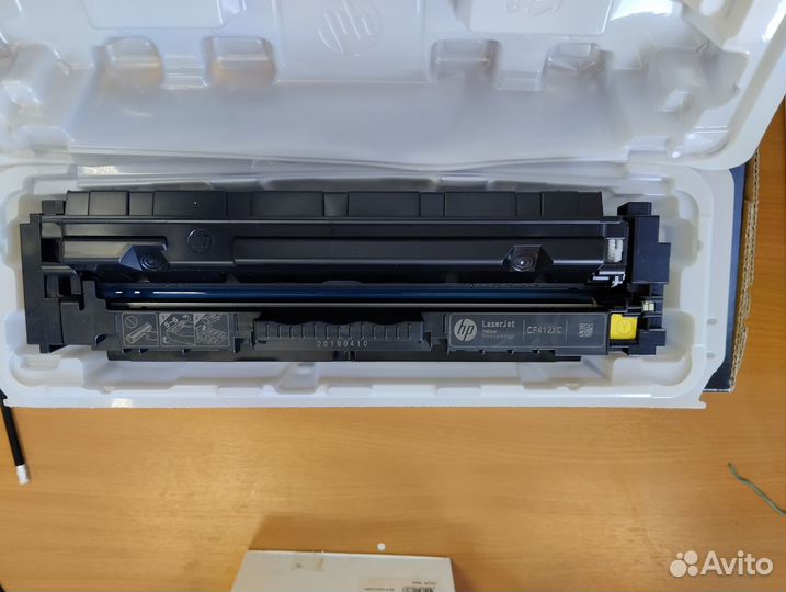 Картридж HP 410X, желтый / CF412X