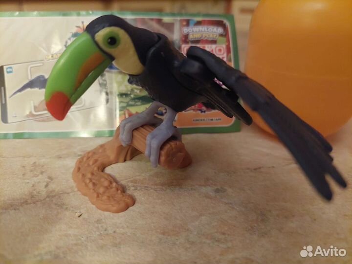 Тукан из киндер Natoons Maxi обмен