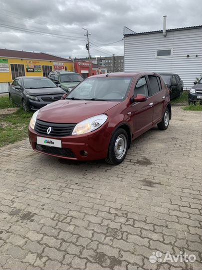 Renault Sandero 1.6 МТ, 2012, 80 000 км