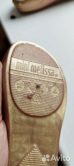 Mini melissa туфли