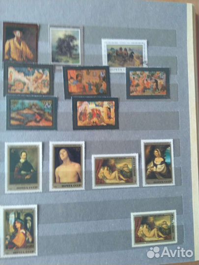 Марки живопись с альбомом