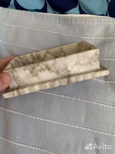 Шкатулки из мрамора 2 шт