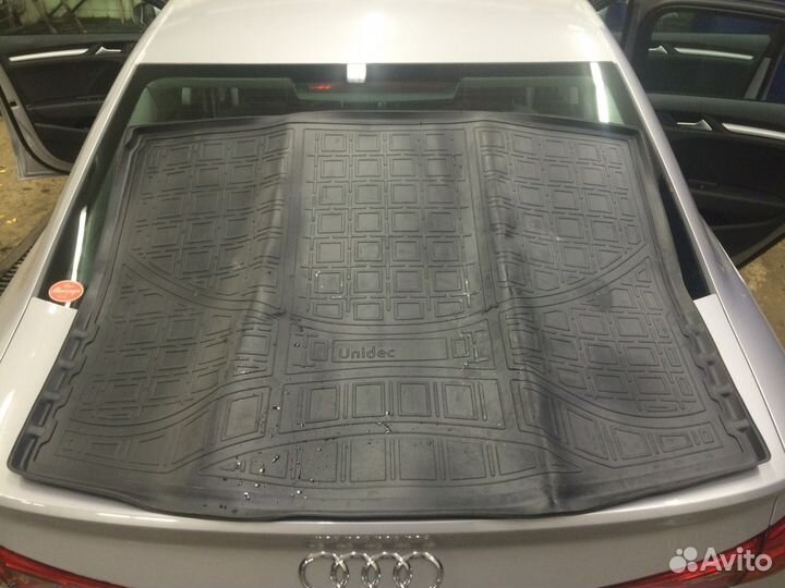 Коврик багажника suzuki sx4 new резиновый (поддон)