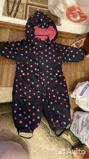 Зимний комбинезон для девочки 80 р