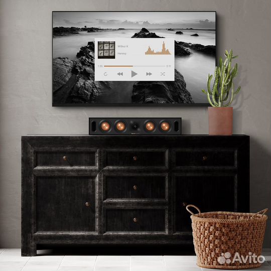 Акустика центрального канала Klipsch R-30C Black