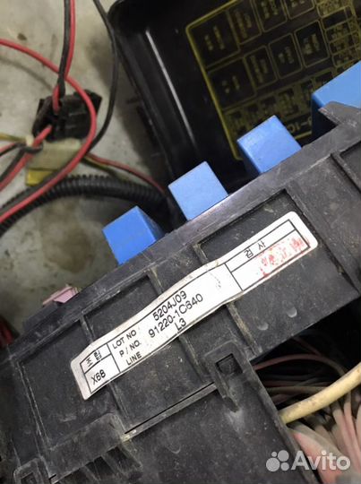 Блок предохранителей hyundai solaris 1.6