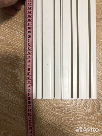 Карниз трехрядный 65 см с фурнитурой - 2 штуки