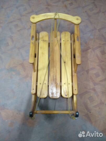 Сани деревянные