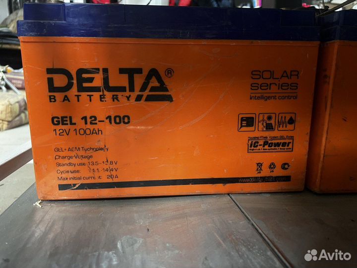 Аккумуляторные батареи для ибп Delta DTM 12100 L