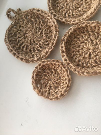 Эко-губка из джута