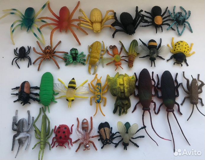 Животные киндер насекомые птицы другие 400+ штук