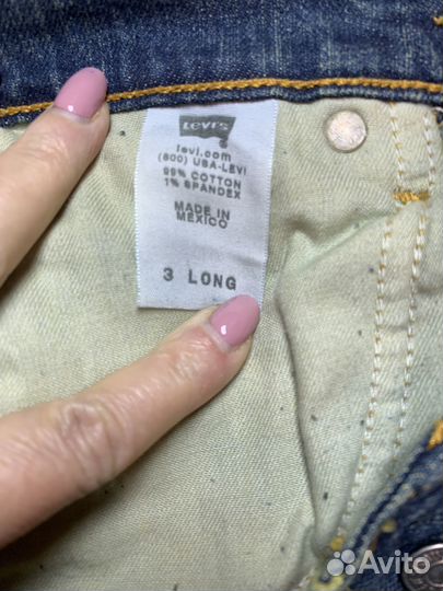 Джинсы женские levis клеш