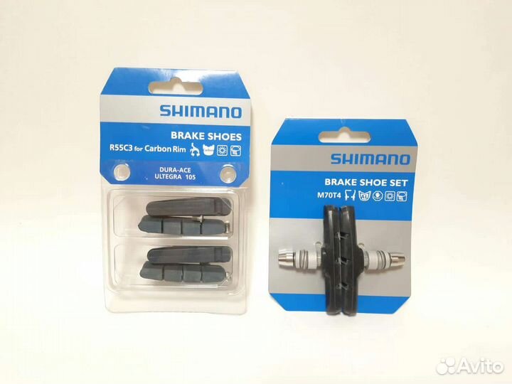 Ролики, колодки, шипы Shimano