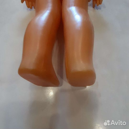 Кукла СССР большая 56 см с зелеными глазами