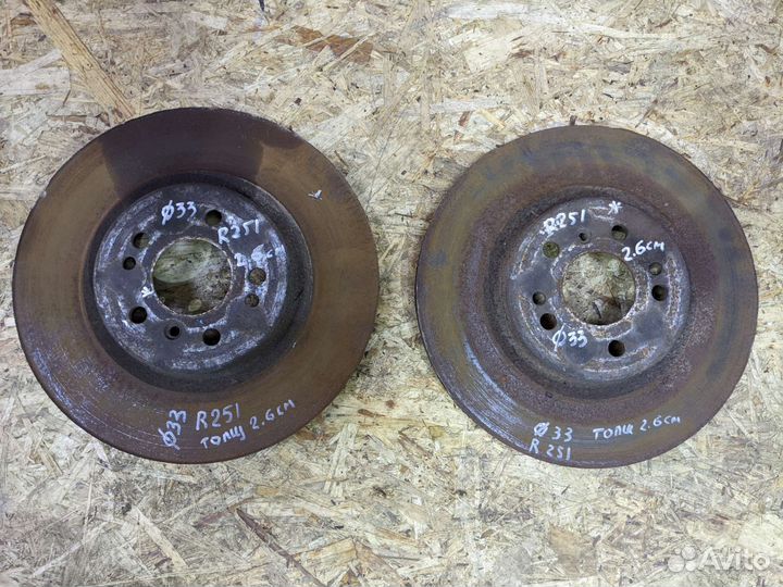 Диски передние mercedes w251