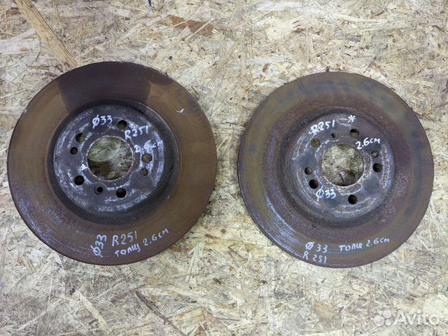 Диски передние mercedes w251