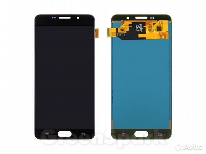 Дисплей для Samsung A710F Galaxy A7 +тач черный