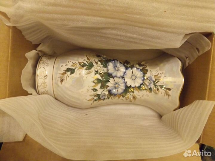 Ваза фарфор настенная (ручная работа)