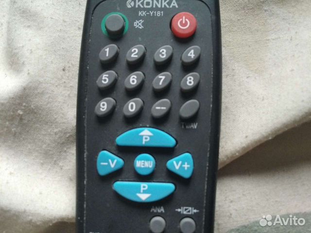 Пульт ду на тв, konka, новый.модель пульта кк-Y181