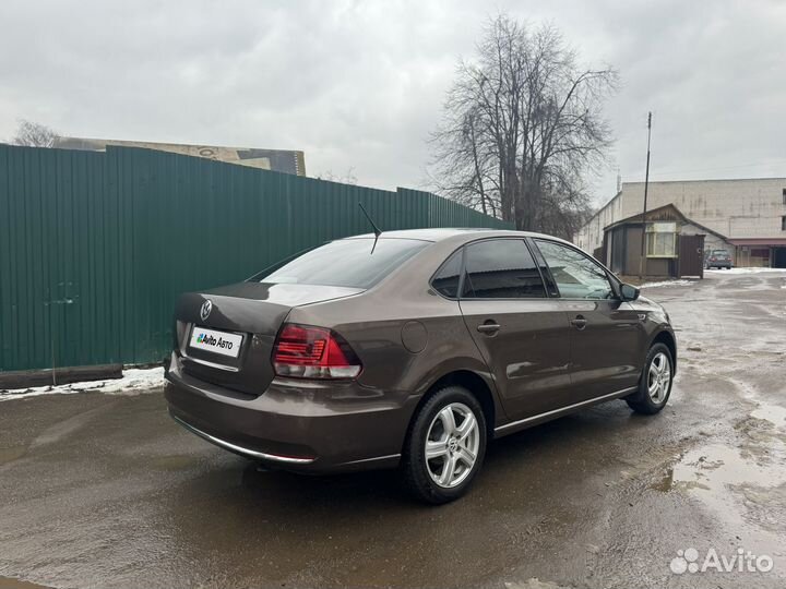 Volkswagen Polo 1.6 AT, 2016, 118 000 км