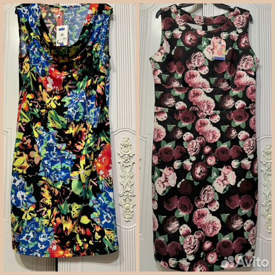 Платье футляр новое без рукавов 50-54