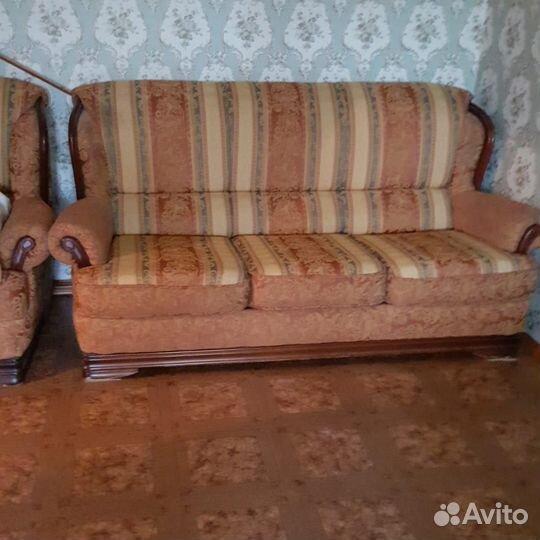 Диван и 2 кресла бу