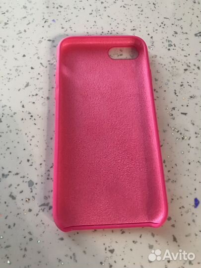 Чехол на iPhone 7 розовый