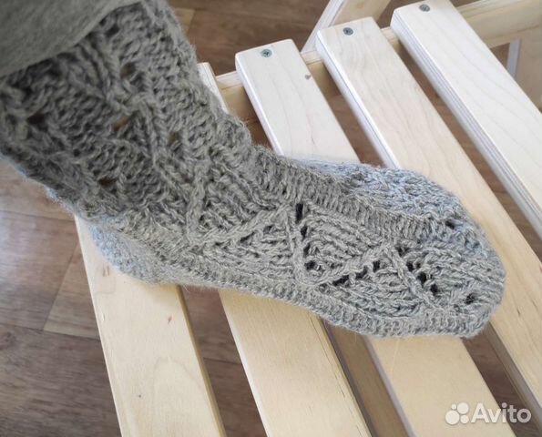 Вязаные носки ручной работы 37 р-р