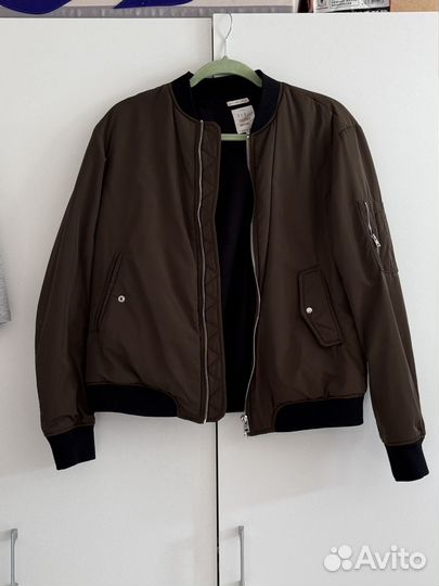 Бомбер Zara L хаки