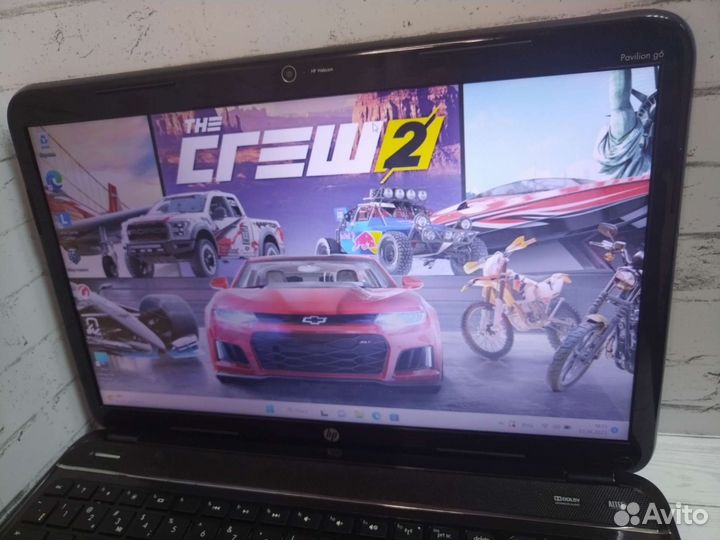 Супер мощный ноутбук HP 4ядра/8gb/SSD/2видеокарты