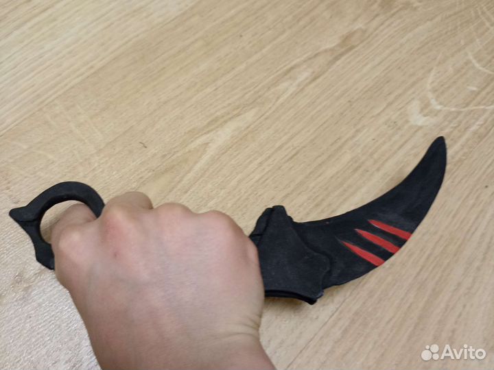 Деревянный нож кирамбит