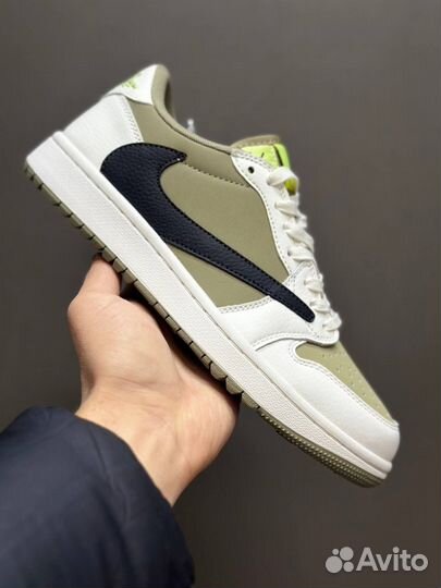 Кроссовки nike air jordan 1 low travis scott