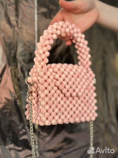 Сумка из бусин ручной работы