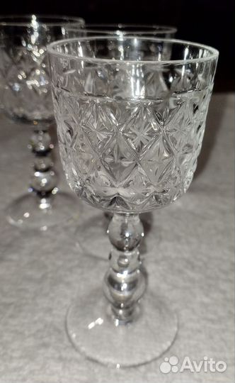 Фужеры и стаканы хрустальные СССР