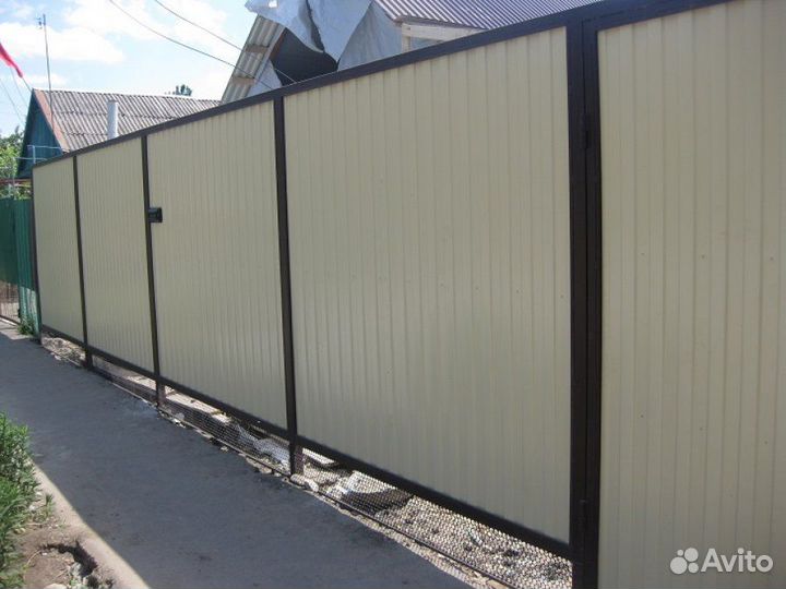 Забор из профлист