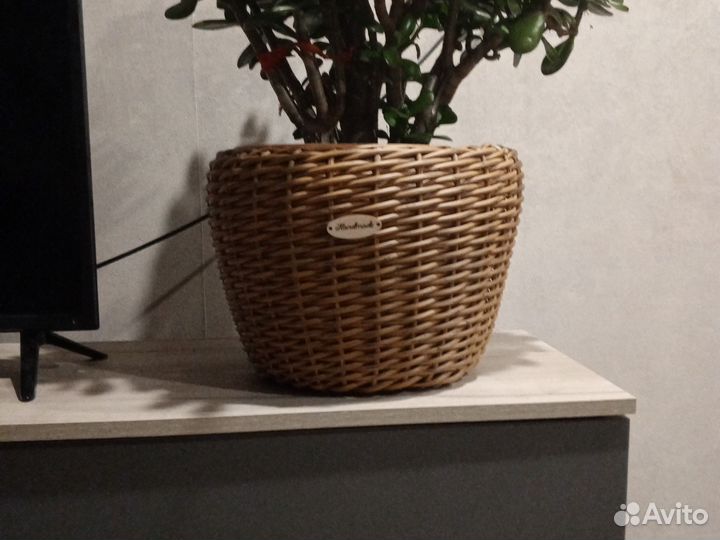 Кашпо из ротанга 12 литров
