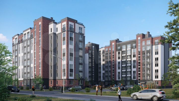 2-к. квартира, 64,3 м², 3/8 эт.