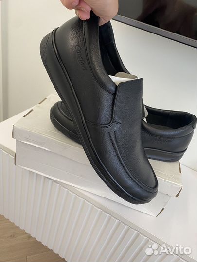Мужсикие кожаные новые ботинки